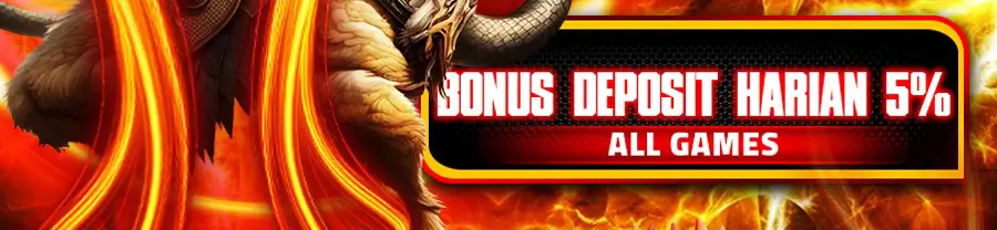 BONUS DEPOSIT HARIAN 5%